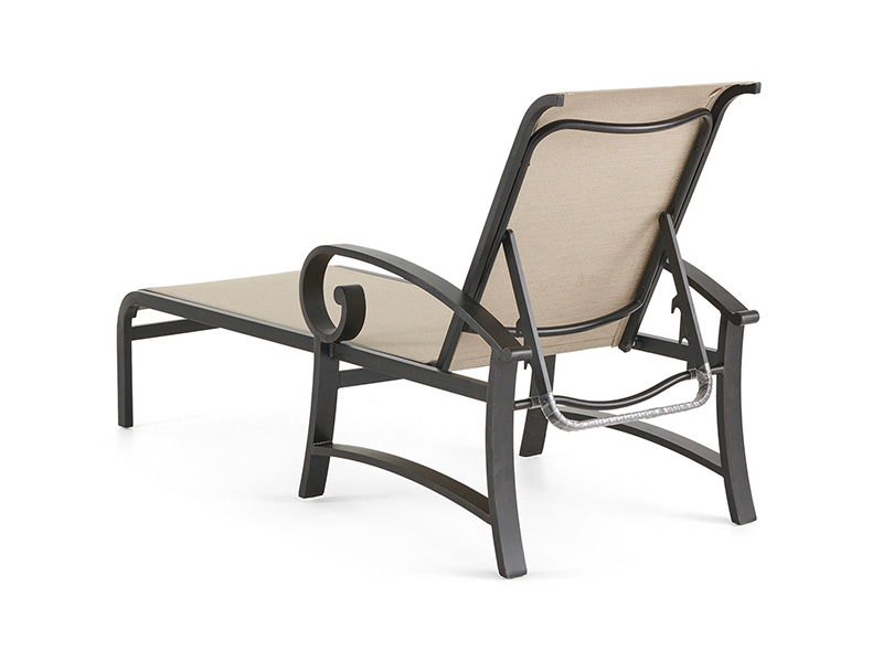 Solstice Aluminium med uteplats Sling Chaise Lounge