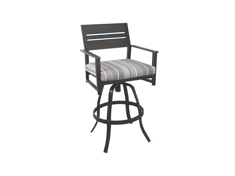 Aspect Aluminium Patio Swivel Barstol med barhöjd