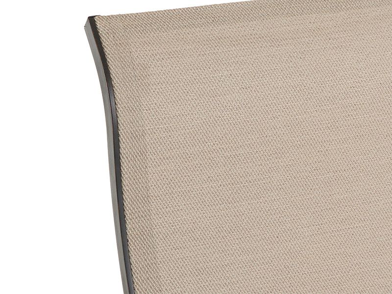 Solstice Aged Brons Aluminium med Sling Matstol